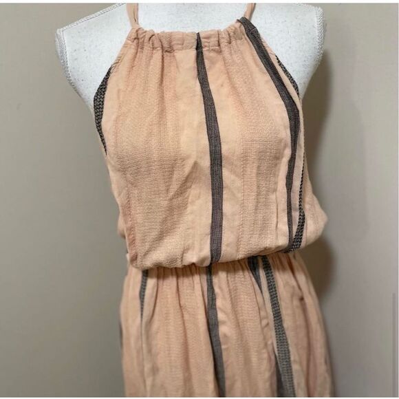 New Anthropologie Cloth & Stone Halter Maxi Dress Size L - Picture 5 of 9